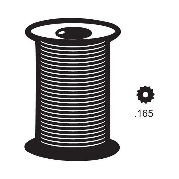Strybuc .165 Spline Vinyl Black 66-11B - main